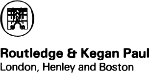 First published in 1979 by Routledge Kegan Paul Ltd 39 Store Street London - photo 2