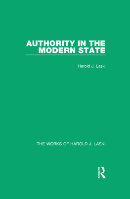 Harold J. Laski - Authority in the Modern State