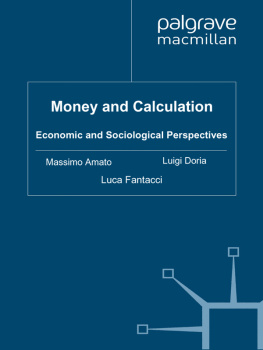 Massimo Amato - Money and Calculation: Economic and Sociological Perspectives