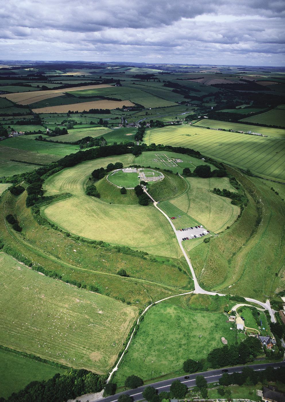 Old Sarum one of many ancient fortified sites utilised by the Normans a - photo 3