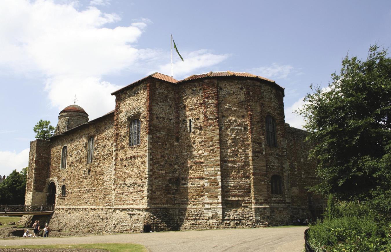 The massive great tower of Colchester missing its uppermost storey built on - photo 6