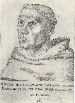 Martin Luther c1520 by Lucas Cranach the Elder The Protestant Reformation - photo 2