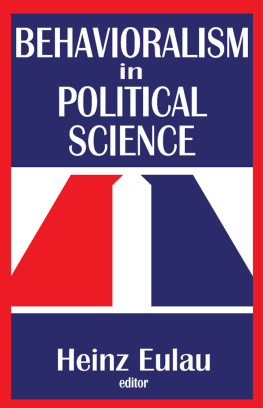 Richard J. Gelles - Behavioralism in Political Science