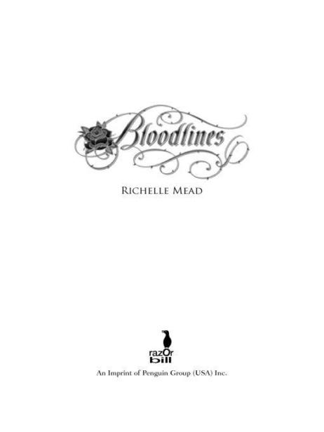 Table of Contents Bloodlines RAZORBILL Published by the Penguin - photo 1