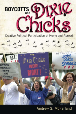 Andrew S. McFarland - Boycotts and Dixie Chicks: Creative Political Participation at Home and Abroad