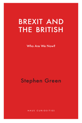 Stephen Green - Brexit and the British: Who Are We Now?