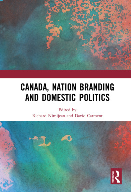 Richard Nimijean - Canada, Nation Branding and Domestic Politics