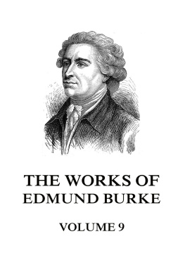 Edmund Burke - The Works of Edmund Burke Volume 1 of 9