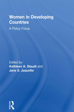 Kathleen A. Staudt - Women in Developing Countries: A Policy Focus