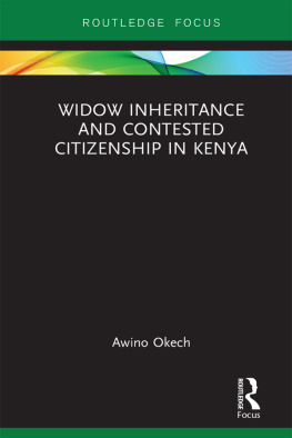 Awino Okech - Widow Inheritance and Contested Citizenship in Kenya