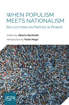 Alberto Martinelli - When Populism Meets Nationalism: Reflections on Parties in Power