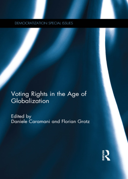 Daniele Caramani Voting Rights in the Era of Globalization