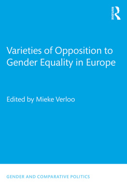 Mieke Verloo - Varieties of Opposition to Gender Equality in Europe