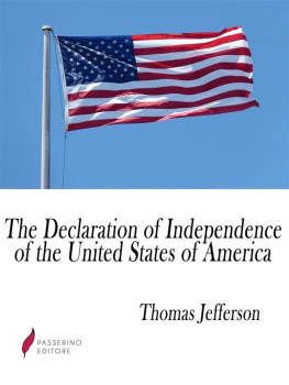 Thomas Jefferson The United States Declaration of Independence