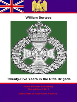 Quartermaster William Surtees - Twenty-Five Years in the Rifle Brigade