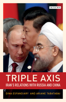 Ariane Tabatabai Triple-Axis: Irans Relations With Russia and China