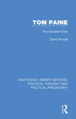 David Powell - Tom Paine: The Greatest Exile