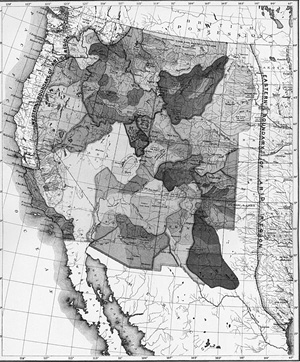 Arid region of the United States showing drainage districts entire From - photo 1