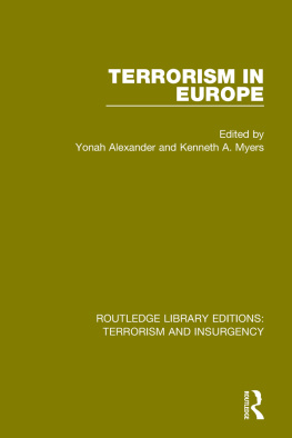 Yonah Alexander - Terrorism in Europe