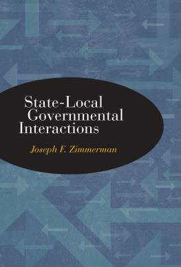Joseph F. Zimmerman - State-Local Governmental Interactions
