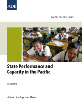 Rob Laking State Performance and Capacity in the Pacific