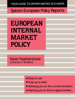Kevin Featherstone - Spicers;Europ Internal Mar Pol