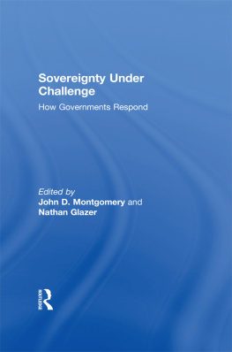 Nathan Glazer - Sovereignty Under Challenge: How Governments Respond