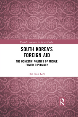 Hyo-sook Kim - South Koreas Foreign Aid: The Domestic Politics of Middle Power Diplomacy