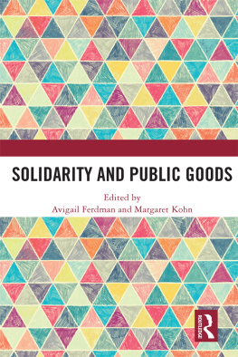 Avigail Ferdman - Solidarity and Public Goods