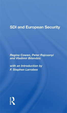 Regina Cowen - SDI and European Security