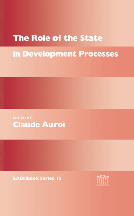 Claude Auroi - The Role of the State in Development Processes