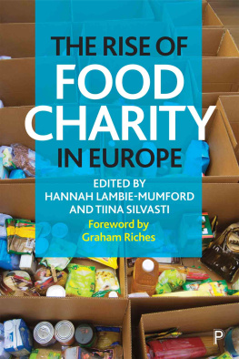 Hannah Lambie-Mumford The Rise of Food Charity in Europe