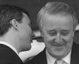 Bernard Lord and Brian Mulroney St Thomas University Fredericton August 28 - photo 2