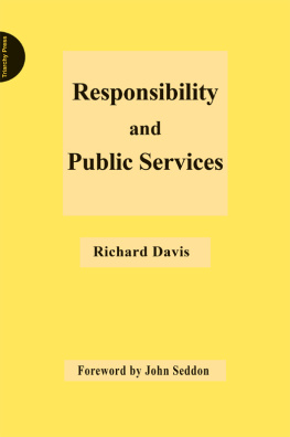 Richard Davis - Responsibility and Public Services