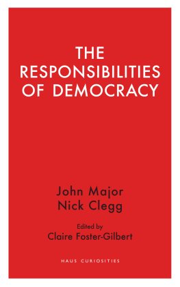 Nick Clegg - The Responsibilities of Democracy