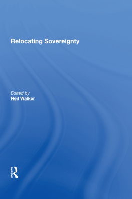 Neil Walker Relocating Sovereignty