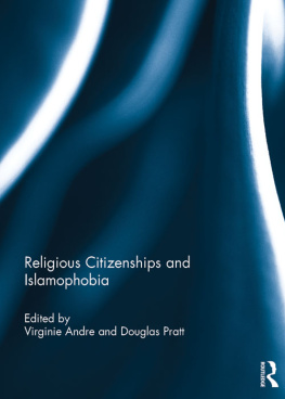 Virginie Andre Religious Citizenships and Islamophobia