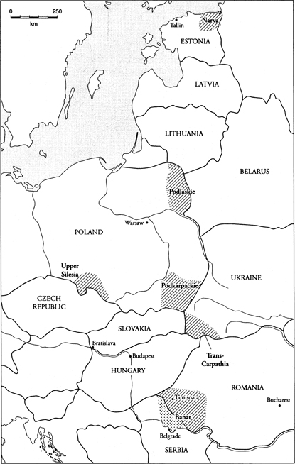 MAP 2 TWO EUROREGIONS Acronyms and Abbreviations ARC Autonomous - photo 1