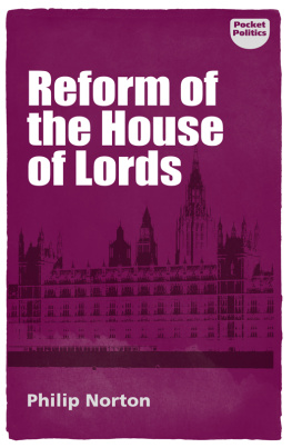 Philip Norton - Reform of the House of Lords