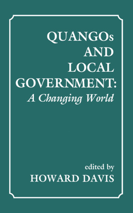 Howard Davis - Quangos and Local Government: A Changing World