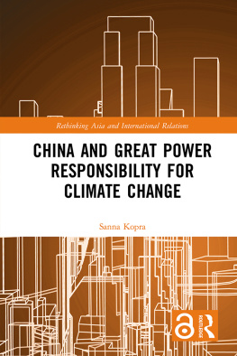 Sanna Kopra - China and Great Power Responsibility for Climate Change