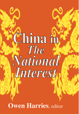 Owen Harries - China in the National Interest