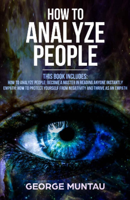 George Muntau - How to Analyze People