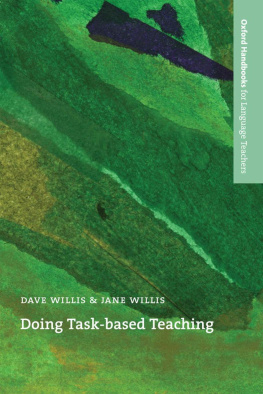 Jane Willis - Doing Task-Based Teaching