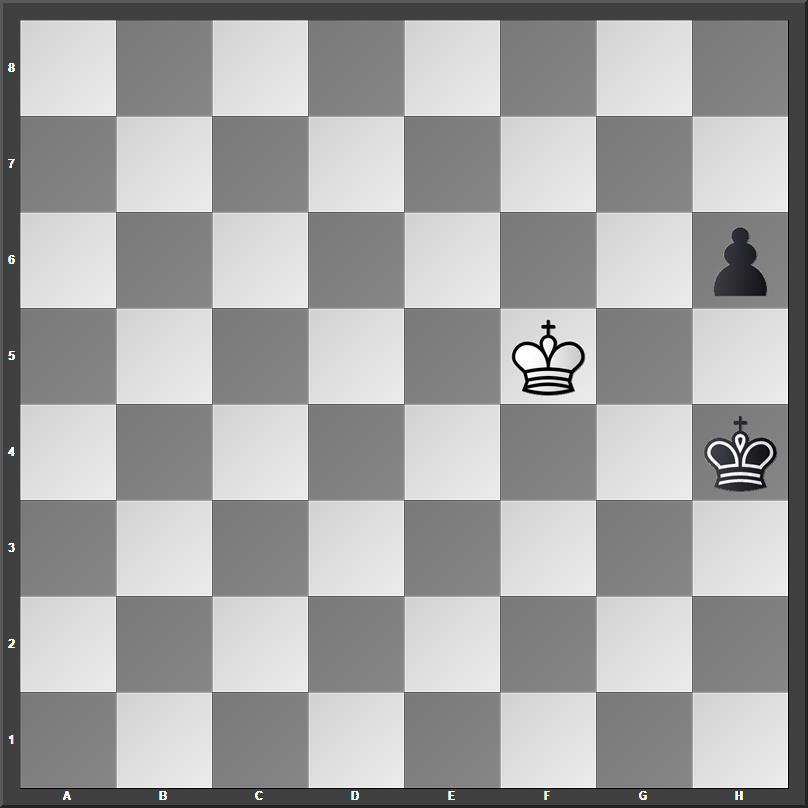 For my opponent to win Black needs to keep the h-pawn safe and to move the - photo 4