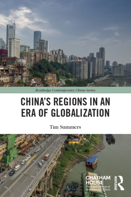 Tim Summers - Chinas Regions in an Era of Globalization