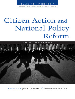 John Gaventa - Citizen Action and National Policy Reform: Making Change Happen