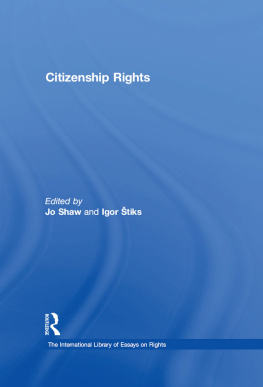 Jo Shaw - Citizenship Rights