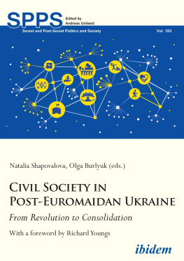 Andreas Umland Civil Society in Post-Euromaidan Ukraine