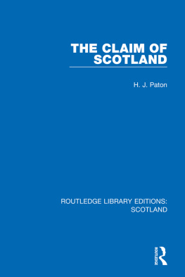 H. J. Paton - The Claim of Scotland